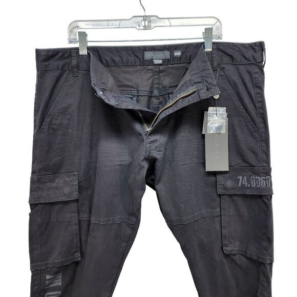 Decibel Mens Black Cargo Utility Pants Size 40X32 - Picture 11 of 14